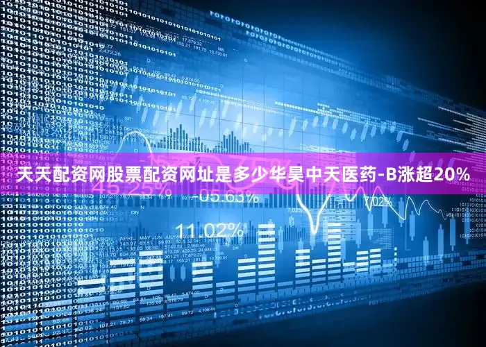 天天配资网股票配资网址是多少华昊中天医药-B涨超20%